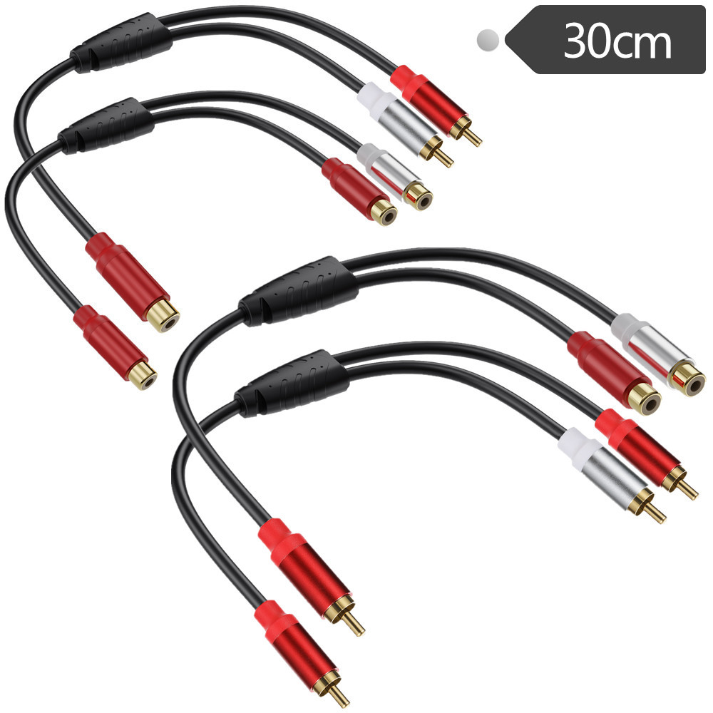 Audio Splitter Y - Аудиокабель RCA 0,3 м RCA 1