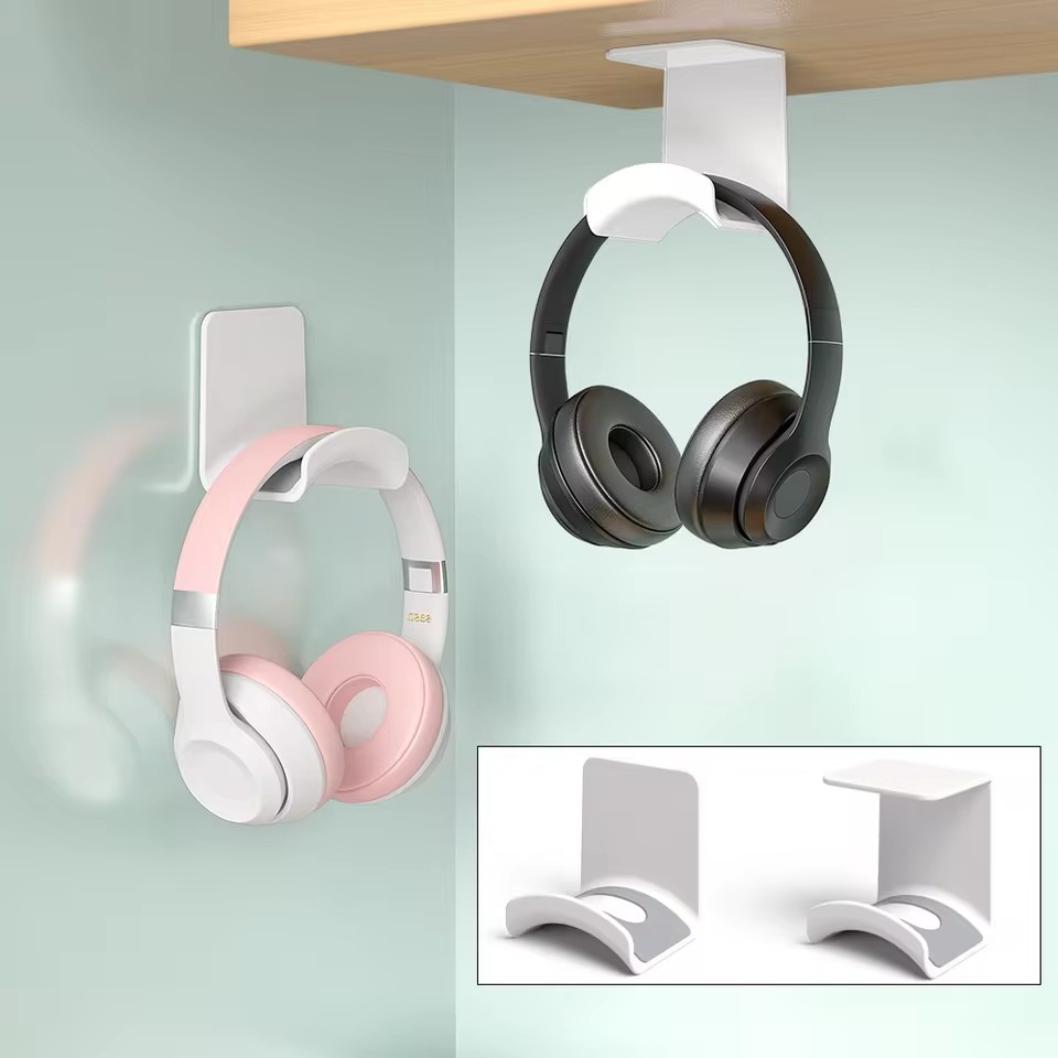 Headphone Stand Desk - Универсальная подставка для наушников, клейкая пластиковая