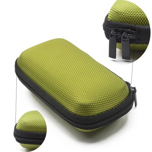 Headphone Case Hard - Зеленый прямоугольный Жесткий Чехол для наушников