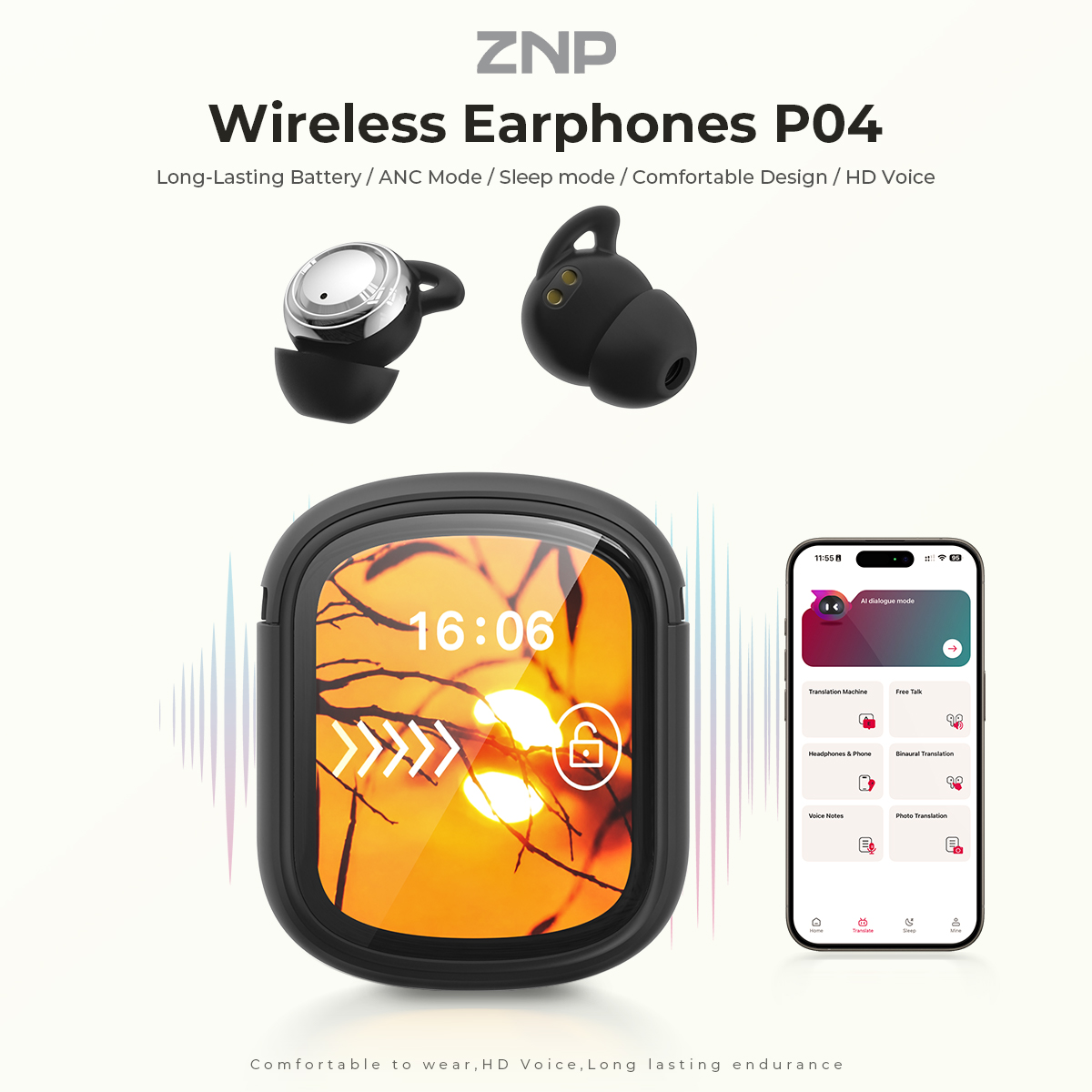 Наушники ZNP P04 для сна с акт – обзор и цена Noise Cancelling Headphone