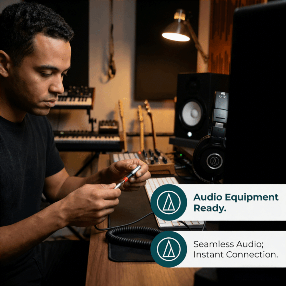 Адаптер-конвертер Plug and Pla – обзор и цена Audio Technica Headphone Ath-M50X